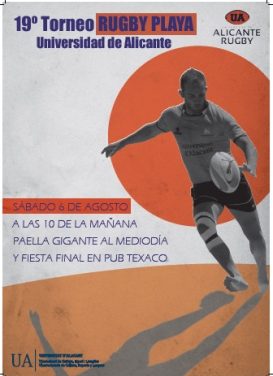 La UA celebra el XIX Torneo Seven Playa Rugby