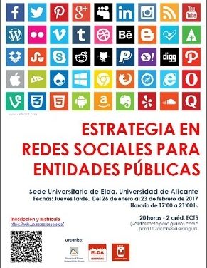 Curso de «Estrategia en redes sociales para entidades públicas»