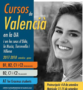 Cursos de valenciano en la UA