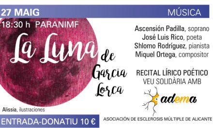 Recital lírico poético «La Luna de García Lorca» en solidaridad con ADEMA