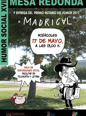 El dibujante Madrigal, en la UA